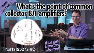 When to use a common collector amplifier (3-Transistors)