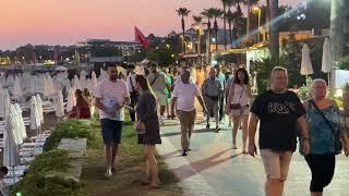 #Antalya SIDE Promenade am Abend HEUTE. LIVEStream. Strand. Meer. Türkei 6.9.2024  #antalya #side