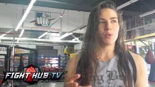Marina Shafir says in a year & a half, shes ready for Cyborg; talks pro debut on April 12th