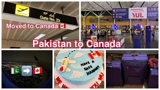 Moved to Canada | Pakistan to Canada Vlog | Travelled alone for the first time
