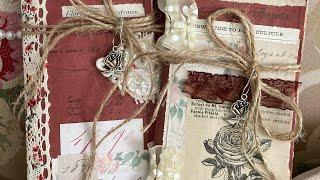 Antique Garden Rose Inspired Fall Journals 