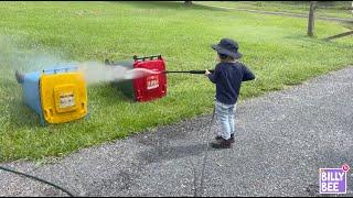 Garbage Bin Cleaning with the Gurney & Mini Bin Emptying