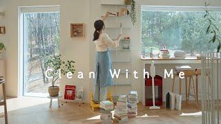 CLEAN WITH ME | A Spring Home Refresh that feels Good 🫧 l ASMR