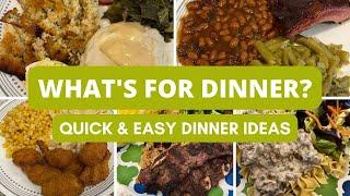 What's For Dinner? | Real Life Dinner Ideas | Easy Meals