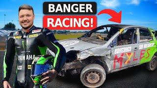 OUR FIRST TIME EVER BANGER RACING! Nothing Ever Goes to Plan!