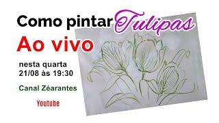 Como pintar tulipas