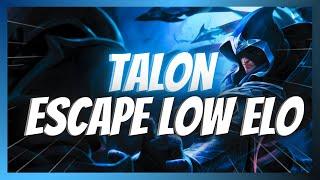 How to Carry with Talon Mid: ESCAPE LOW ELO (Educational)