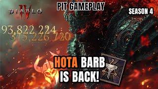 HotA Barb is back! Bash HotA Pit Blasting - Season 4 Diablo 4