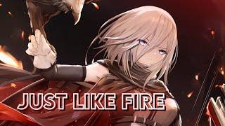 『AMV』Just Like Fire (warriors light em up) || Anime Mix《collab w/@queenamvs4414》