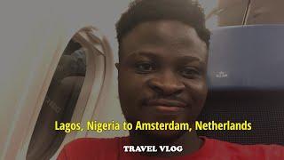 Travel Vlog: Lagos, Nigeria to Amsterdam, Netherlands | KLM | Airbus A330-200