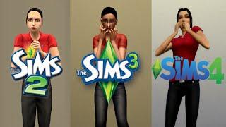  Sims 2 vs Sims 3 vs Sims 4 - Animations