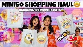 MINISO SHOPPING HAUL️ | Bill kandapol ammade reaction | thejathangu