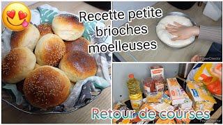 Recette brioche maison super moelleuse / retour de courses