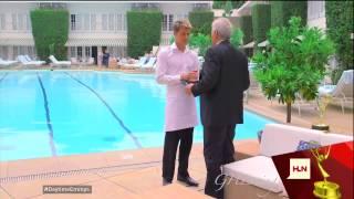 The EMMYS ~ HILARIOUS ~ Chad Duell Gets Thrown In The Pool By Alex Trebek