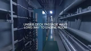 Ultra Large  Container ship  23656 TEU Engine room tour