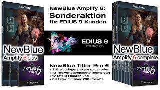 NewBlue Ampify 6 plus/complete - Titler Pro 6 mit Vorlagen, Filtern und Effekten für EDIUS 9