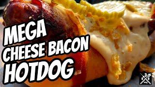 Der KRASSESTE HotDog Ever ‼️ Triple Chili Cheese Bacon HotDog - 030 BBQ