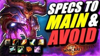 The BEST Specs To MAIN & LOSERS To AVOID In The War Within | DPS, Healer & Tank