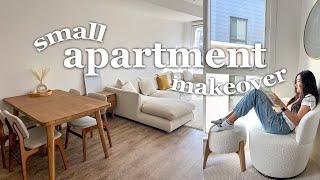 My FULL Apartment Furniture Makeover (minimalist & aesthetic with Castlery)