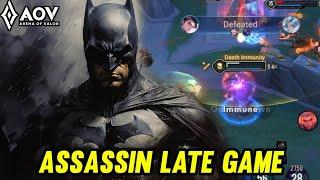 AOV : KAINE GAMEPLAY | ASSASSIN LATE GAME - ARENA OF VALOR LIÊNQUÂNMOBILE ROV