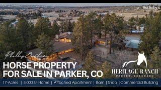 Horse Property for Sale in Parker CO