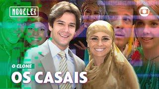 OS CASAIS DE O CLONE: JADE E LUCAS, XANDE E MEL, SAID E RANYA E MAIS! ️ | NOVELEI | VIVA