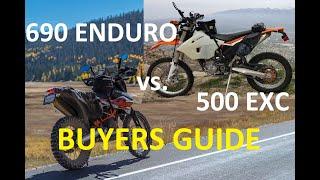 KTM 690 Enduro vs. 500 EXC  |  Ultimate Buyers Guide  (I've Owned Both)