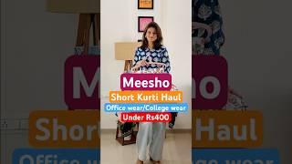 Meesho Kurti Haul l Short Kurti l Kurti Meesho #kurti #meesho #college #viral #shorts #haul #trendy