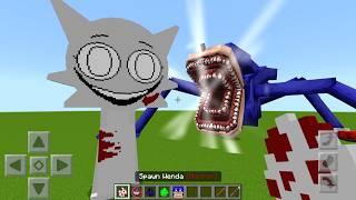 Every Shin Sonic vs MUTANT WENDA SPRUNKI Mod ADDON UPDATE in MINECRAFT PE