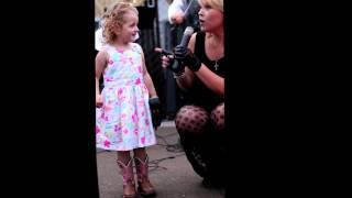 Abby's first drumming gig!