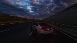 Highway Drifting With The Sunset