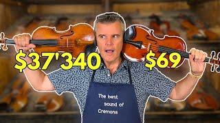 Cheap vs Expensive Violin (Can you HEAR the Difference?)