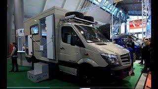 HRZ Safari 4x4 expedition vehicle RV Camper Van Mercedes Camping car walkaround + interior V0093