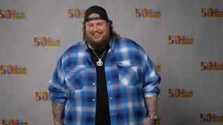 Jelly Roll Interview at 2023 CMA Fest on Dwayne The Rock Johnson Support, Stage Name Meaning, + More