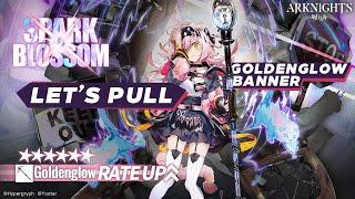 [ Arknights ] Goldenglow Banner Pulls | Let's Get This Pink Cat