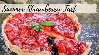 Rustic Strawberry Tart Easy Scottish Recipe