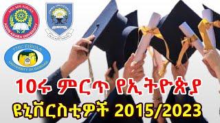 Ethiopia: Top 10 Best Universities in Ethiopia | የኢትዮጵያ 10 ምርጥ ዩኒቨርስቲዎች | 2023 - Addis Daily