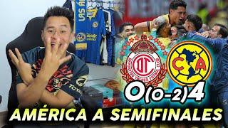 ¡AMÉRICA ELIMINA A TOLUCA! Reacciones TOLUCA 0-2 AMÉRICA Vuelta Cuartos de Final 2024