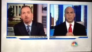 Cory Booker - protests are valuable, don't become what you hate