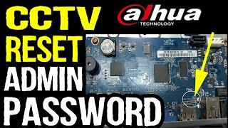 Dahua DVR Hard Reset Without Reset Button | How to Reset Admin Password Dahua XVR1B04H, XVR1A08
