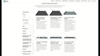 How to find a metal roof with the Metal Roofing Product Finder from ASC Building Products