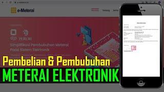 Tutorial: Membubuhkan METERAI ELEKTRONIK di situs e-meterai.co.id #meteraielektronik