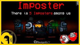  Among Us: 5 Imposters Attack!  | AR Designify ツ Gameplay Special 