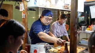 福岡で3代続く老舗屋台！屋台の定番グルメ｢焼ラーメン｣初代店主の味を守る行列屋台 Japanese Yatai Fukuoka Street food stall vendor Yakiramen