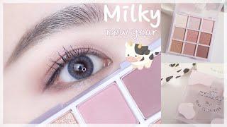 [Eng]에뛰드 밀키뉴이어 플레이 컬러 아이 팔레트 블루베리 우유 / Etude Milky New Year Play Color Eye Palette Blueberry Milk