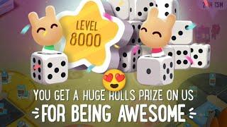 Get 1000 Rolls Free ️ Board Kings Gameplay ( Level 8000 )