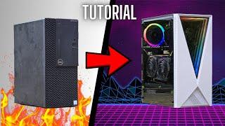 Turning an Office PC into a GAMING PC - How to Build a BUDGET Dell Optiplex Gaming Computer GUIDE