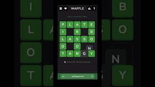 Waffle #881 - Jun 20, 2024 Solution