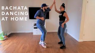 Geovanny Ricardo and Kim Ramos - Bachata dancing at home