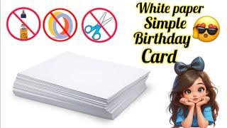 How to make Birthday greeting card | Easy and beautiful Happy Birthday card | #birthdaycard